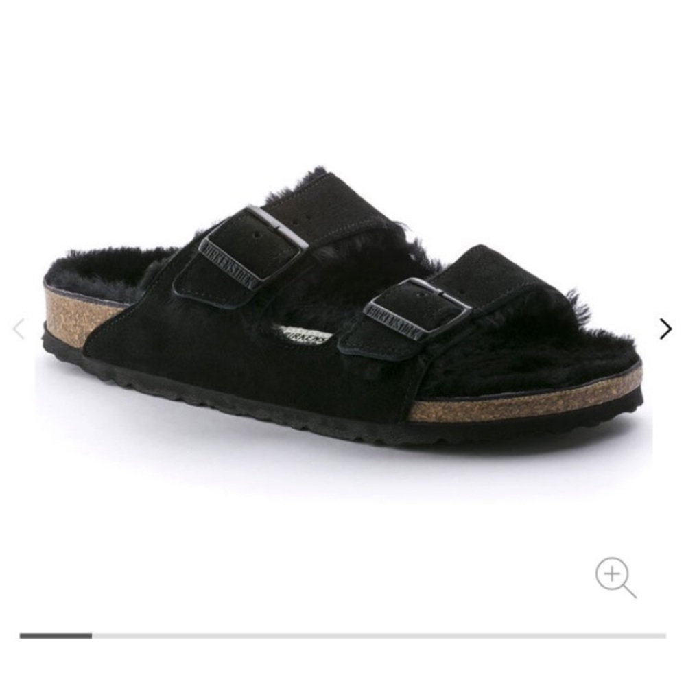 Arizona Big Buckle Shearling Oiled Leather